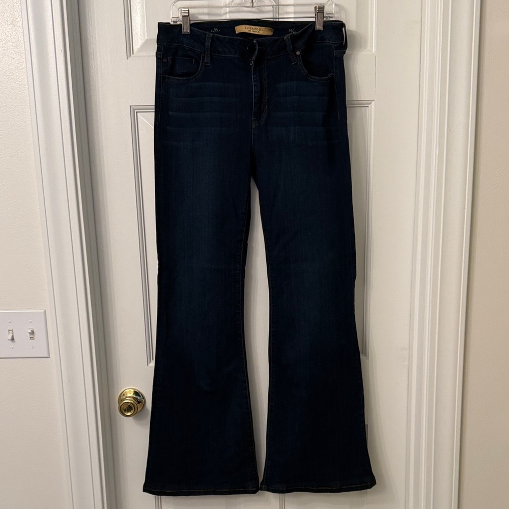 Dark Blue Women's Flared Jeans